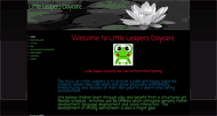 Desktop Screenshot of littleleapersdaycare.com